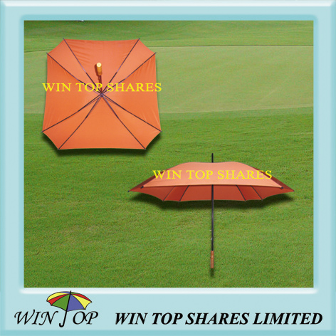 29 inch orange square golf umbrella