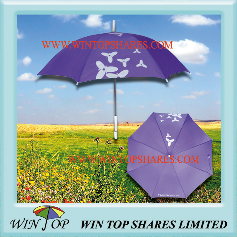 Purple cosmetic promotional umbrella