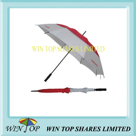 30 inch 2 layers ad golf umbrella for Nissan