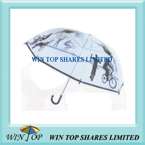 18" POE plastic children umbrella