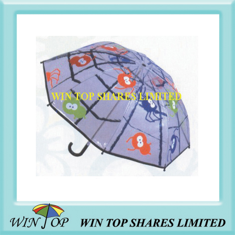 18" POE plastic kid umbrella