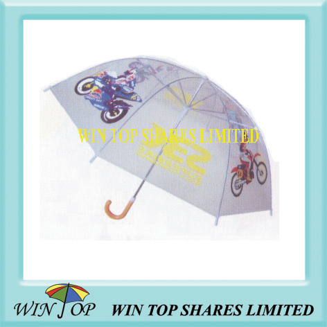 Pop up motor logo PVC umbrella